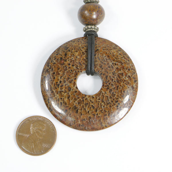 Dinosaur Fossil, Brown, Donut (Bi), 45mm