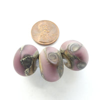 Alethia Donathan Rondelles, Lavender, 12x18mm, Sold Individually