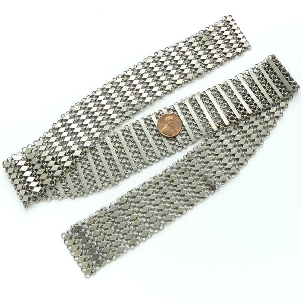 Indian Silver, Vintage Belt Fragment, 27.5 inches Long
