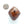 African Amber, Antique Diamond Shape 33x30mm Deep Rich Brown Color, Two-Way Holes
