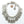 Pendants, Small Coin Replicas on Turkish White Metal Necklace, Coins 18mm Diameter