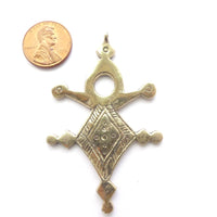 White Metal, Agadez Cross Reproduction, 2.5 inches long