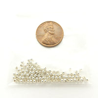 Sterling Silver Round 2mm, Beads Package of 100