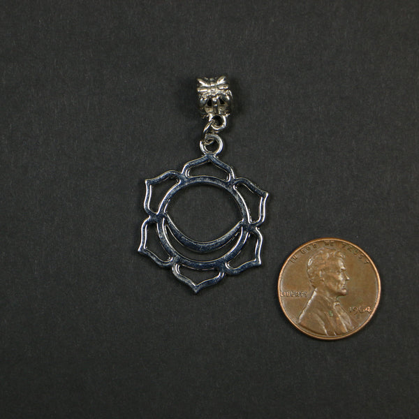 Pendants, Medium, Chakra Symbols, Sacral Chakra, 27mm Diameter, Sold Individually
