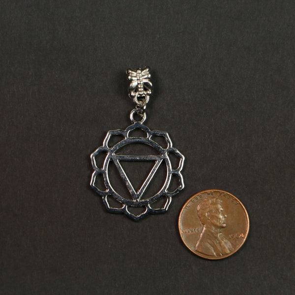 Pendants, Medium, Chakra Symbols, Solar Plexus Chakra,  27mm  Diameter