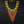 Collar with Fringe, Nativo Style, Yellow with Multicolor, 18 inche Collar plus 7