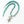 Turquoise with Tuareg Iferwane Silver Cross and Vintage Tuareg Beads, 17-inches Long