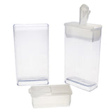Storage, Small Flip Top Clear Boxes, Set of 4