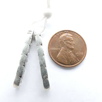 Indian Silver, Pair of Antique 7-hole Spacer Bars