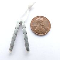 Indian Silver, Pair of Antique 6-hole Spacer Bars
