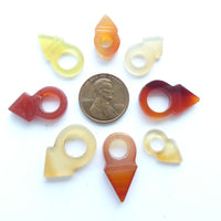 Talhakimt Agate Amulets, Set of 8