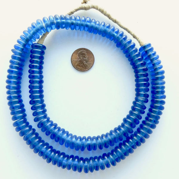 Powder Glass (Fused) New Donuts, Blue