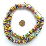 Powder Glass (Fused) New Donuts, Multi-Color,
