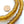 Powder Glass (Fused) New Donuts, Dark Honey Color, 4x12mm on 22-inch Strands