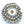 Silver (White Metal) Strands of Hollow Mali Pointed Bicone Bead, 12x15mm