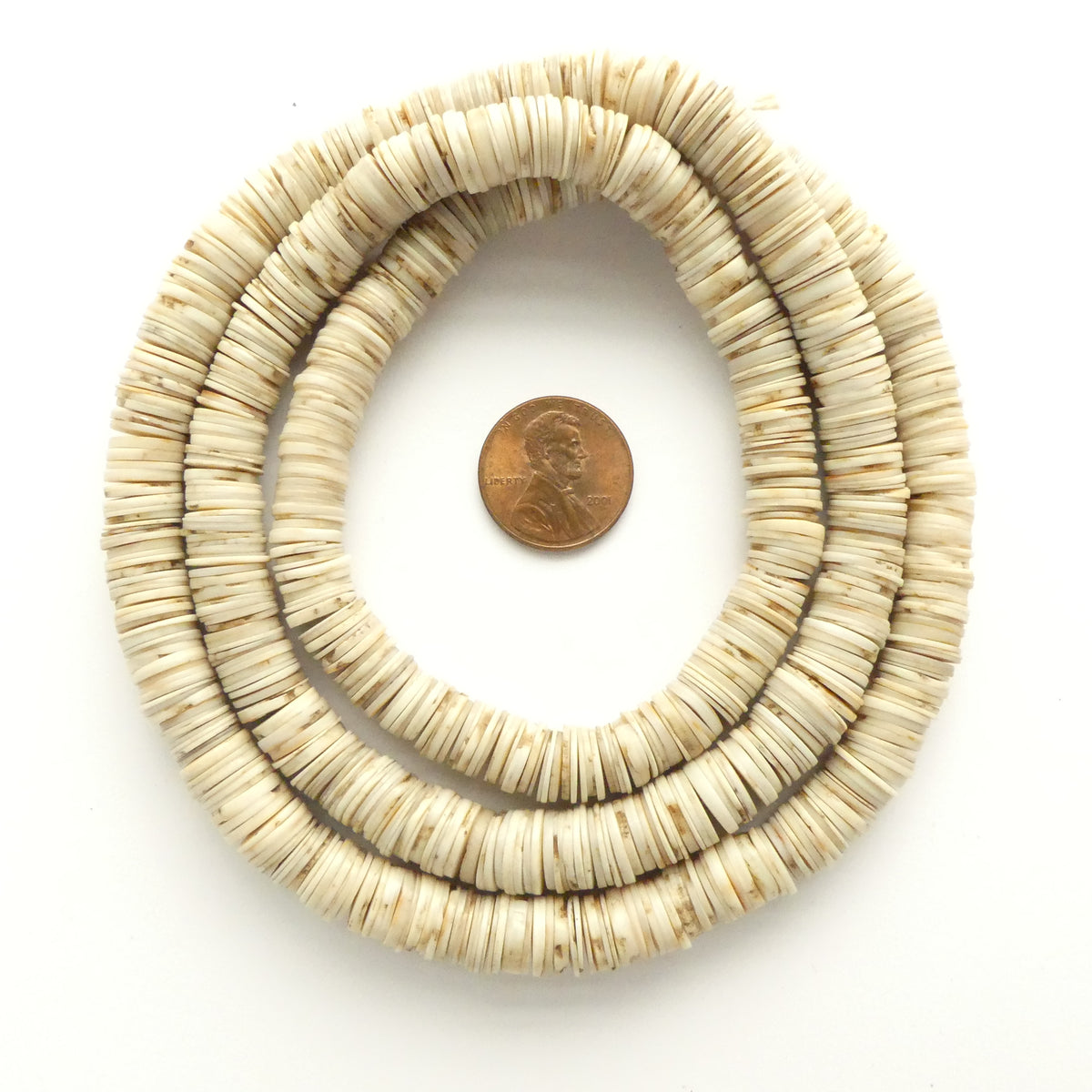 Heishi, African Vintage Snail Shell 8-10mm – Beadazzled.com