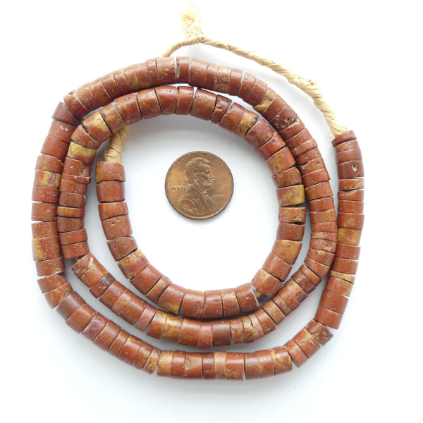 Bauxite, Vintage (African Pipestone) 7mm