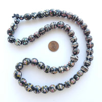 Fancy Venetian Antique Lampwork, High-Graded Mixed Strand