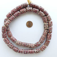 Antique Venetian trade beads called Tic Tac toe for sale on Bead-Zone.com