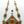 Turkoman Amulet Holder, Fire-gilded Silver with Carnelians