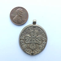 Brass, Pendant Made From Indian Amulet Templates