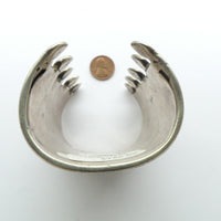 Turkoman Cuff, Vintage with 6 Carnelians