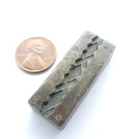Stamping Die/Block, Antique Bronze, Border Design, 38x15mm