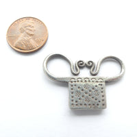 Thai Silver Spirit Lock, Small, 34x24mm