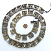 Bronze Belt, Extra Nice Vintage, 33 Beads