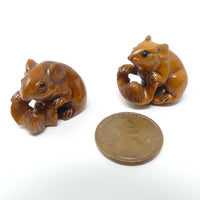 Ojime, Mouse, 20mm, Sold Individually