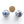 Blue & White Porcelain, Round 20mm, Auspicious Bats Design, Sold Individually