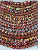 White Hearts, Feather and Eye Beads from the West African Trade, by John & Ruth Picard