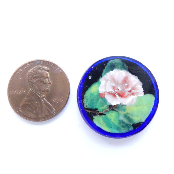 Mario Dei Rossi Murrina, Camellia, 24mm diameter