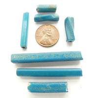 Nueva Cadiz Beads, Collector Set of 7 Antique "First Generation" Beads from Peru
