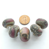 Alethia Donathan Rondelles, Lavender, 12x18mm, Sold Individually