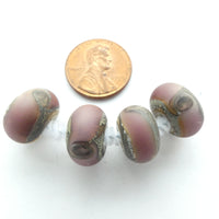 Alethia Donathan Rondelles, Lavender, 12x18mm, Sold Individually