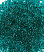 Seed Beads, Size 8, Translucent Emerald