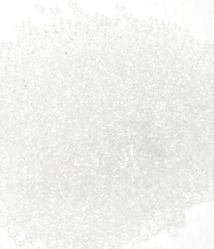 Seed Beads, Size 11, Crystal Clear