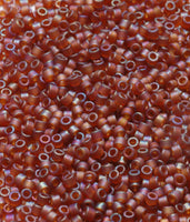 Seed Beads, Delicas, Matte Colorado Topaz AB