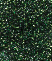 Seed Beads, Delicas, Silver-lined Olivine