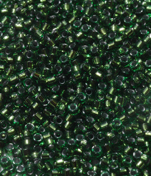 Seed Beads, Delicas, Silver-lined Olivine