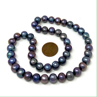 black peacock pearls Bead-Zone.com