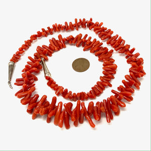 Tunisan branch coral beads Bead-Zone.com