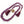 Garnet, Rhodolite Faceted Briolettes Gem Quality on 17-Inch Strand