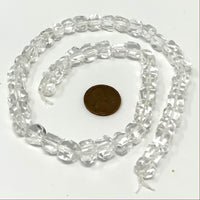 Clear crystal nuggets Bead-Zone.com