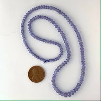 Tanzanite faceted beads graduated Bead-Zone.com