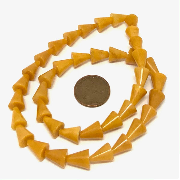 Yellow Jade beads Bead-Zone.com