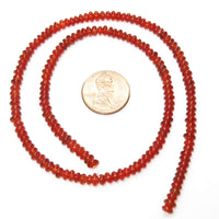 Carnelian Rondells 6mm