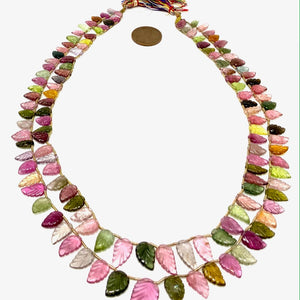 Watermelon tourmaline beads Bead-Zone.com