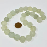 New jade coin shape Bead-Zone.com